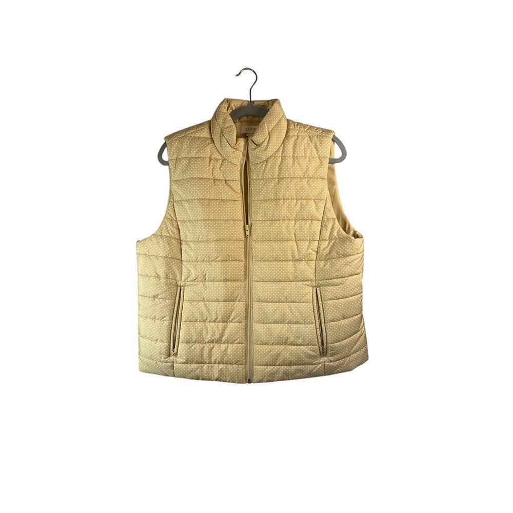 Ann Taylor Loft Womens Yellow Vest Size XL